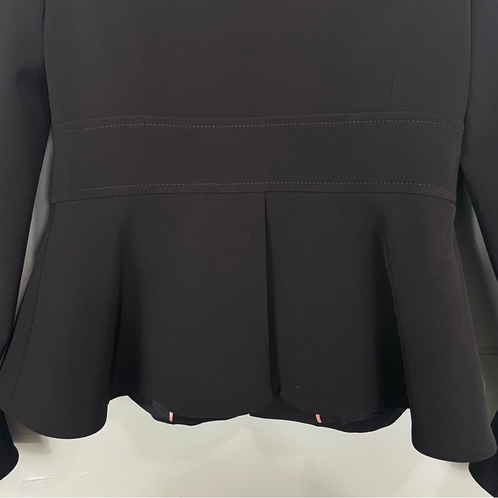 Ted Baker Yulij Flared Cuff Peplum Full‎ Zip Blazer Jacket Full Zip TB 1 US 4 - Picture 7 of 11